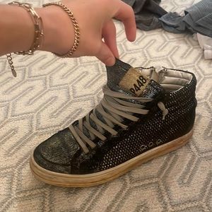 RARE P448 mid top shoes